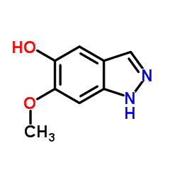 6-Methoxy-1H-indazol-5-ol Structure