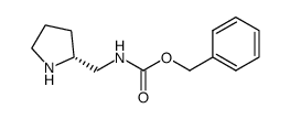 phenylmethyl [(2R)-2-pyrrolidinylmethyl]carbamate Structure