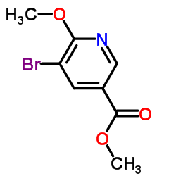 Methyl 5-bromo-6-methoxynicotinate Structure