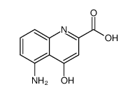 2-Quinolinecarboxylicacid,5-amino-1,4-dihydro-4-oxo-(9CI) Structure