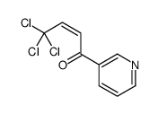 4,4,4-trichloro-1-pyridin-3-ylbut-2-en-1-one Structure