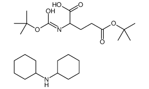 5-tert-butyl N-[tert-butoxycarbonyl]-L-2-aminoglutarate, compound with N-dicyclohexylamine (1:1) structure