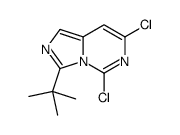 3-tert-butyl-5,7-dichloroimidazo[1,5-c]pyrimidine结构式