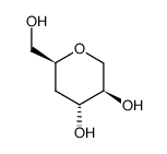 D-arabino-1,5-anhydro-4-deoxy-hexitol结构式