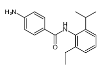 4-amino-N-(2-ethyl-6-propan-2-ylphenyl)benzamide结构式