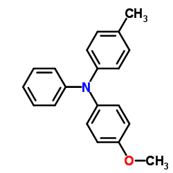 (4-甲氧基苯基)苯基对甲苯胺结构式