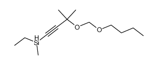 1--3-methyl-3-butyloxymethoxy-butin-(1) Structure
