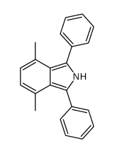 4,7-Dimethyl-1,3-diphenyl-isoindol结构式