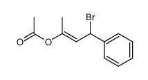 acetic acid-(3-bromo-1-methyl-3-phenyl-propenyl ester)结构式