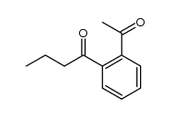 1-(2-acetyl-phenyl)-butan-1-one结构式