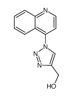 (1-quinolin-4-yl-1H-[1,2,3]triazol-4-yl)-methanol Structure