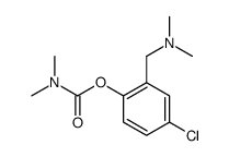 dimethyl-carbamic acid-(4-chloro-2-dimethylaminomethyl-phenyl ester) Structure