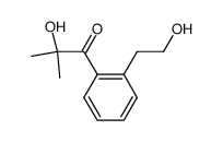 2-hydroxy-1-[2-(2-hydroxy-ethyl)-phenyl]-2-methyl-propan-1-one Structure