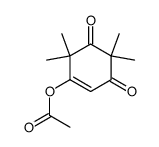 2-Acetoxy-4,6-dioxo-3,3,5,5-tetramethyl-cyclohexen-(1)结构式