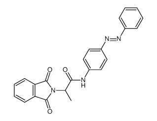 Phthalyl-DL-alanin-(4-phenylazophenyl-amid) Structure