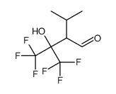 4,4,4-trifluoro-3-hydroxy-2-propan-2-yl-3-(trifluoromethyl)butanal结构式