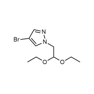 4-溴-1-(2,2-二乙氧基乙基)-1H-吡唑结构式