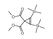 dimethyl ester of 1,2-bis(trimethylsilyl)cyclopropene-3,3-dicarboxylic acid结构式