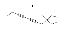 diethyl-hepta-2,4-diynyl-methyl-ammonium, iodide结构式