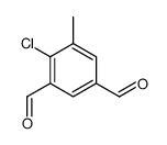 4-chloro-5-methylbenzene-1,3-dicarbaldehyde Structure
