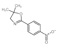 5,5-dimethyl-2-(4-nitrophenyl)-4H-1,3-oxazole结构式