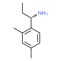 (1S)-1-(2,4-DIMETHYLPHENYL)PROPYLAMINE结构式