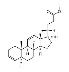 5β-chola-3,11-dien-24-oic acid methyl ester结构式