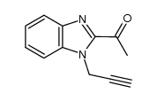 1-(1-propargyl-1H-benzimidazol-2-yl)ethanone结构式