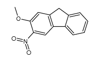 methyl-(3-nitro-fluoren-2-yl)-ether Structure