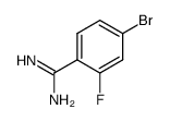 4-Bromo-2-fluoro-benzamidine结构式