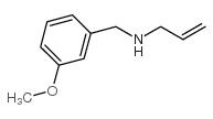 N-[(3-methoxyphenyl)methyl]prop-2-en-1-amine结构式