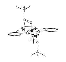 Ni((CH3)2C(CH2NHCH2C6H4O)2)*ZnI2*(DMF)2结构式