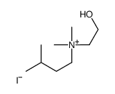 2-hydroxyethyl-dimethyl-(3-methylbutyl)azanium,iodide Structure