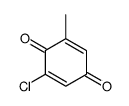 2-chloro-6-methylcyclohexa-2,5-diene-1,4-dione结构式