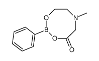 6-methyl-2-phenyl-1,3,6,2-dioxazaborocan-4-one结构式