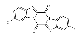 2,10-dichlorobenzo[4,5]imidazo[1,2-a]benzo[4,5]imidazo[1,2-d]pyrazine-6,13-dione Structure