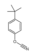 (4-tert-butylphenyl) cyanate结构式