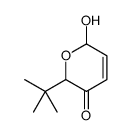 6-tert-butyl-2-hydroxy-2H-pyran-5-one Structure