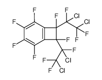 1,2-bis(1,2-dichlorotrifluoroethyl)perfluorobenzocyclobutene Structure