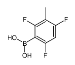 (2,4,6-trifluoro-3-methylphenyl)boronic acid Structure