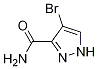 4-Bromo-1H-pyrazole-5-carboxamide structure