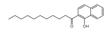 1-(1-hydroxy-[2]naphthyl)-undecan-1-one Structure