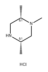 (2S,5S)-1,2,5-三甲基哌嗪盐酸盐结构式