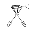 {η5-(dimethylamino)cyclopentadienyl}dicarbonylrhodium(I) Structure