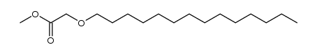methyl 2-(tetradecyloxy)acetate Structure