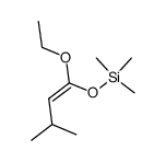 (Z)-1-ethoxy-3-methyl-1-trimethylsiloxy-1-butene结构式