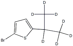 2-Bromo-5-(iso-propyl-d7)thiophene结构式
