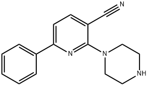6-Phenyl-2-piperazinonicotinonitrile Structure