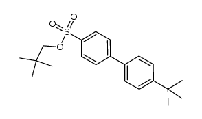neopentyl 4'-tert-butyl-4-biphenylsulfonate Structure