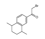 2-bromo-1-(5,8-dimethyl-5,6,7,8-tetrahydronaphthalen-2-yl)ethanone Structure